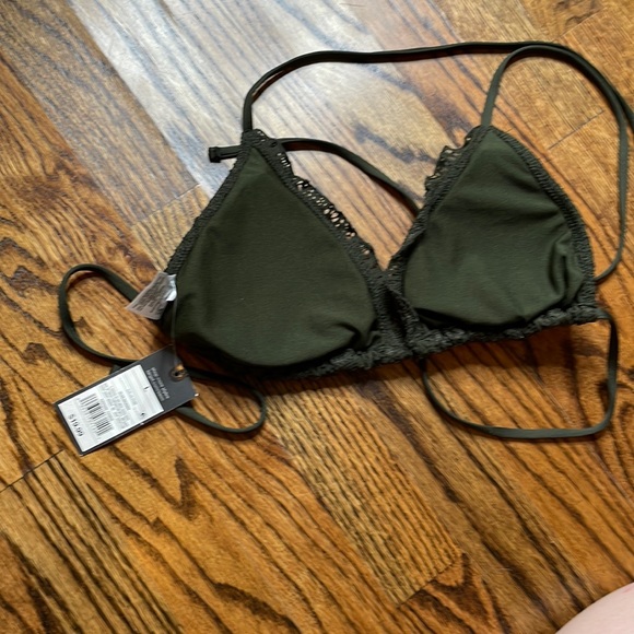 Green bikini top size L - Picture 2 of 5